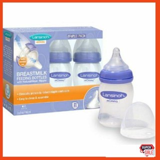 Bình sữa Lansinoh Momma Mỹ 160ml/240ml (chọn núm ti)