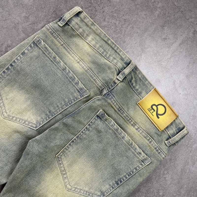 QUẦN JEANS SKINNY MÀU XANH BỤI VINTAGE - ẢNH THẬT