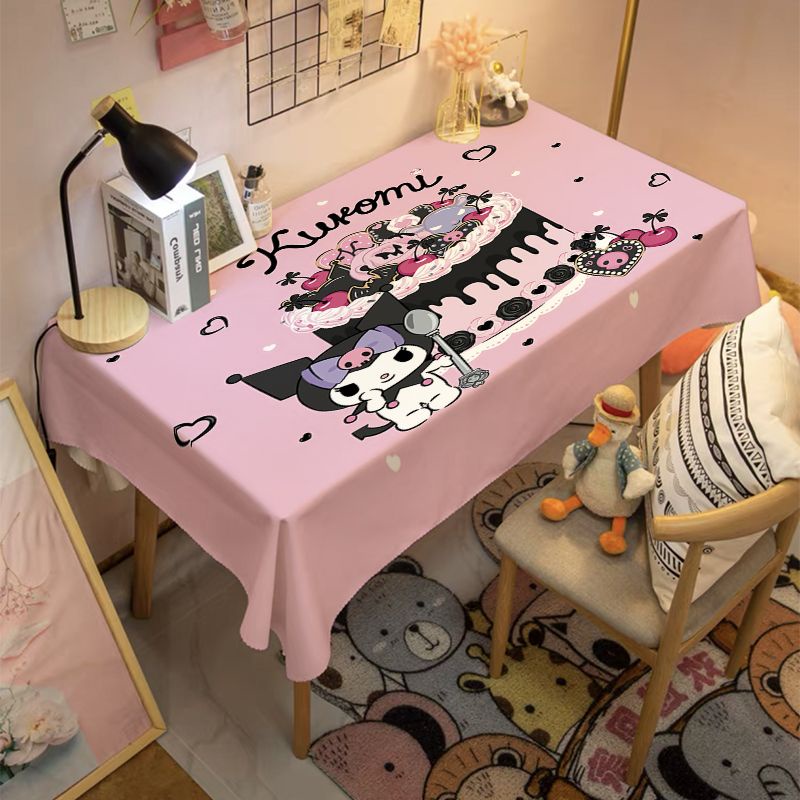 Khăn Trải Bàn Chống Bụi Họa Tiết Hoạt Hình Dễ Thương