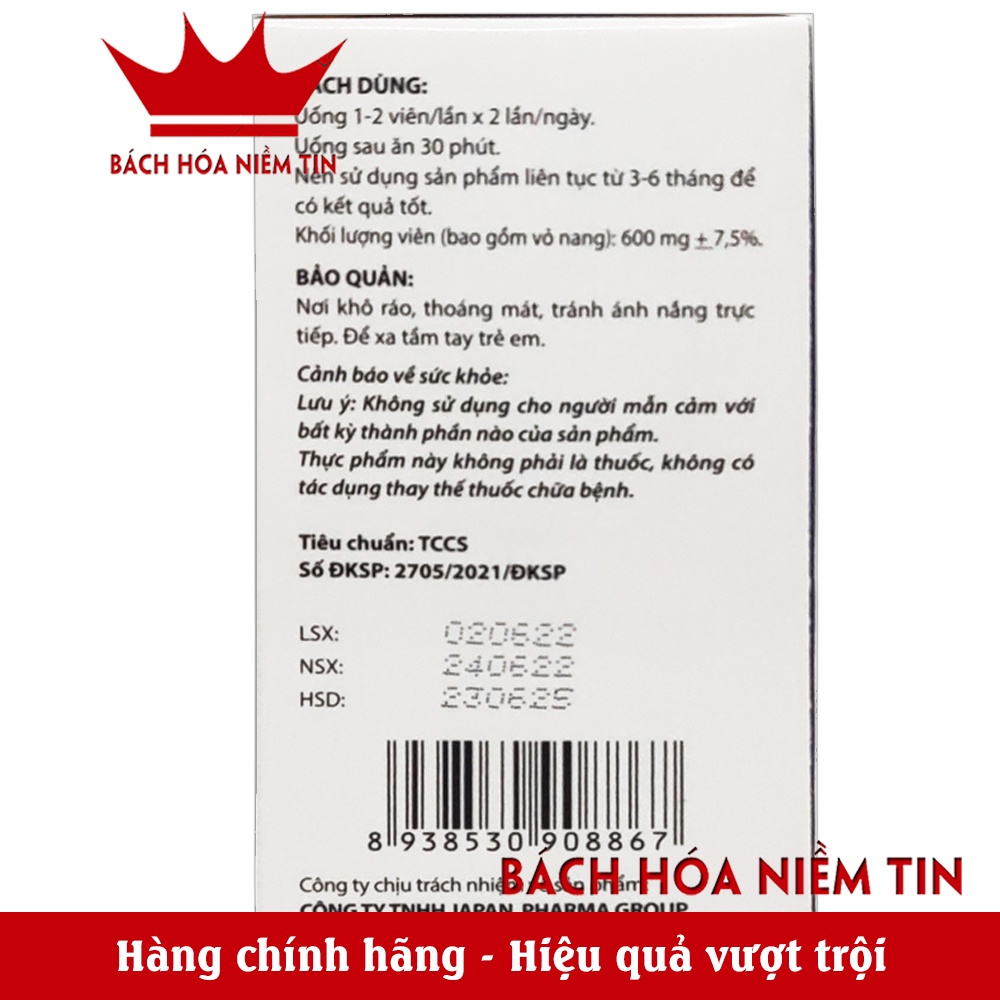 Viên An Xoang  Cấp và Mãn Tính - Thành Phần  Thảo Dược Oan Toàn Và Hiệu Qủa - Hộp 30 Viên
