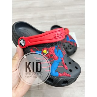 Sục crocs Spiderman