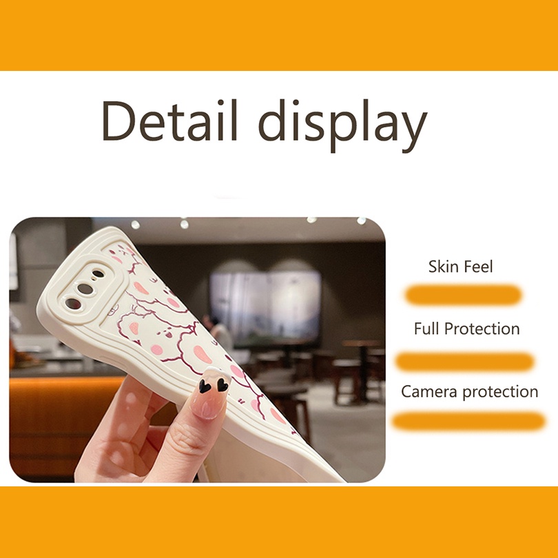 Hoạt Hình Ốp Điện Thoại tpu Mềm Hình Gấu Cho oppo a96 a76 r17 r15 reno 6 5k 8 7 5 4 pro