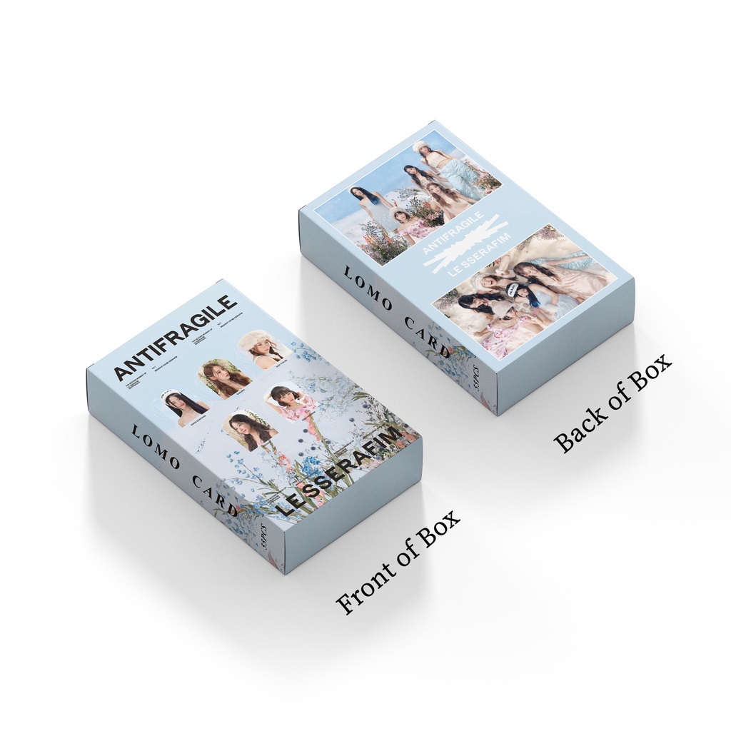 LESSERAFIM Album ANTIFRAGILE Photocard FEARLESS Lomo Card Postcard