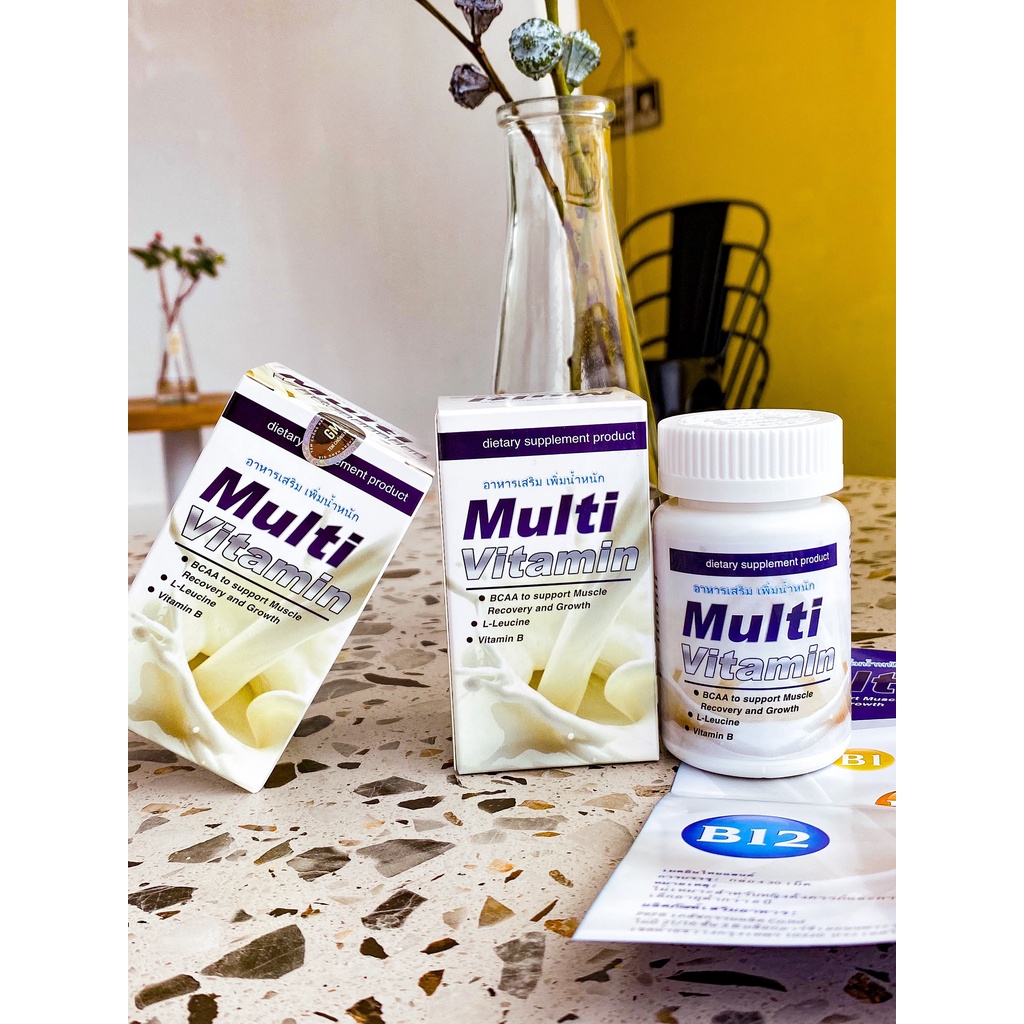 Viên Uống Tăng Cân Multi Vitamin Thái Lan 30 viên Chính Hãng