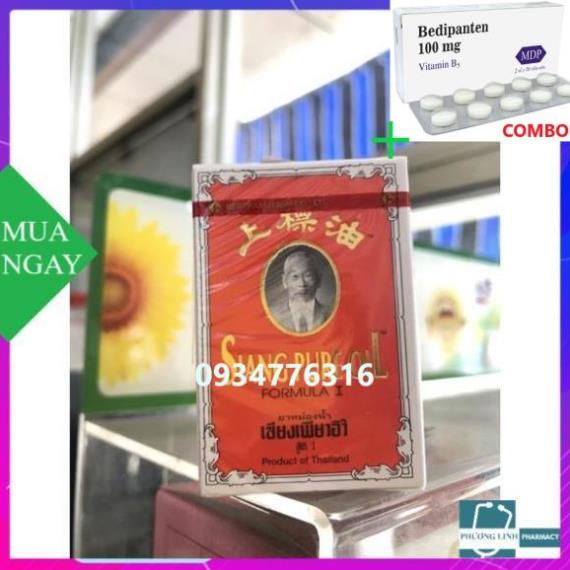 Combo Bedipanten 100mg + DẦU THÁI ĐỎ