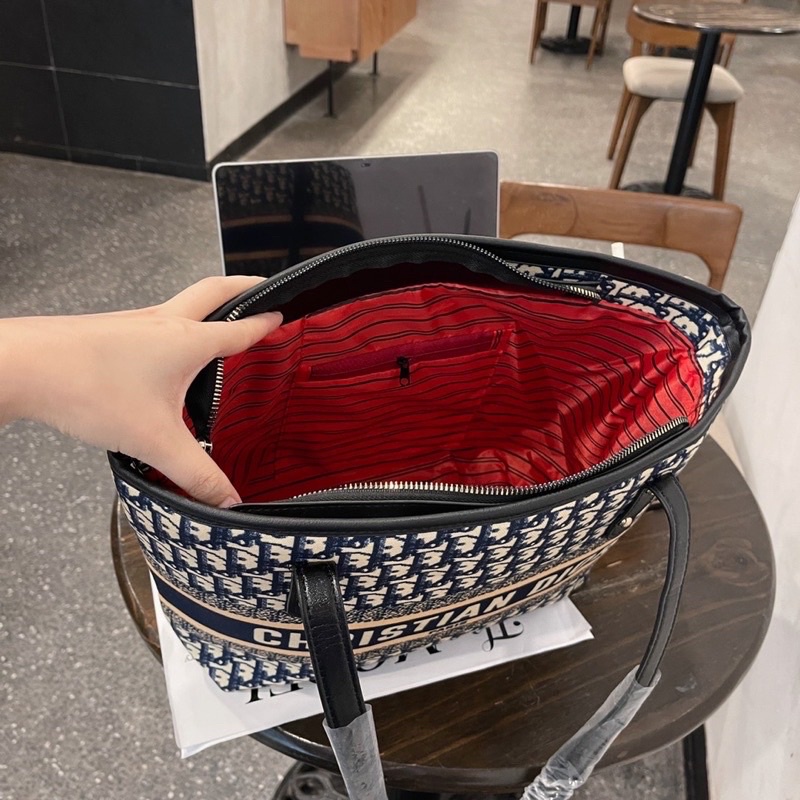 Túi Tote D.ior sang chảnh size lớn 38-30 đi làm đi đi chơi T6065