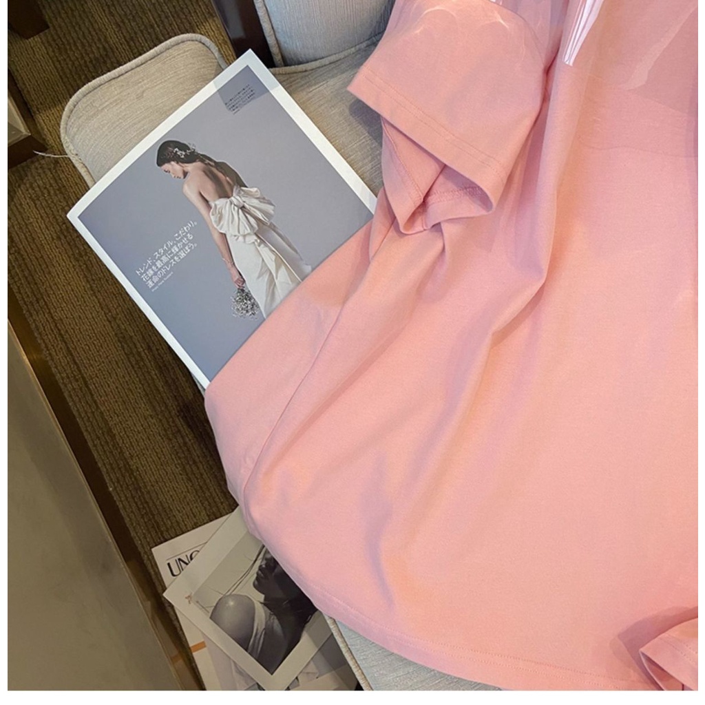 NRVP Áo Thun Unisex Mùa Hè Dáng Suông Tay Cộc Phong Cách Hàn Quốc Cho Nam Nữ