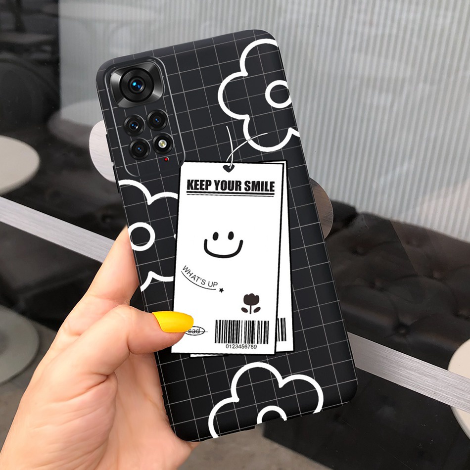 Ốp Điện Thoại Silicon TPU Mềm Họa Tiết Hoạt Hình Cho Xiaomi Redmi Note 11 Pro / Note11 / Note 11S Redmi Note11s 11 Pro 4G