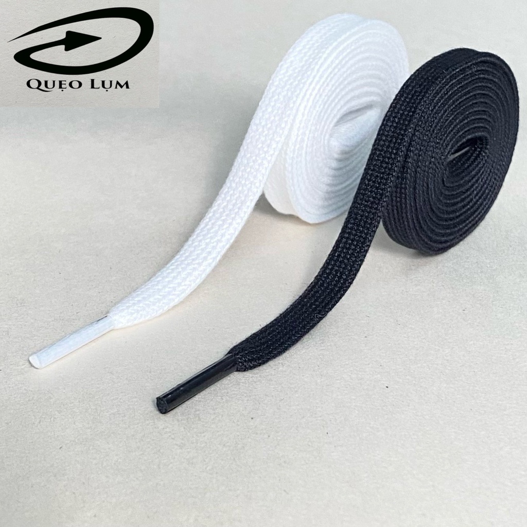 Dây giày 2 lớp dài 120cm chất liệu sợi bông mềm mịn dùng thay thế cho nhiều loại giày