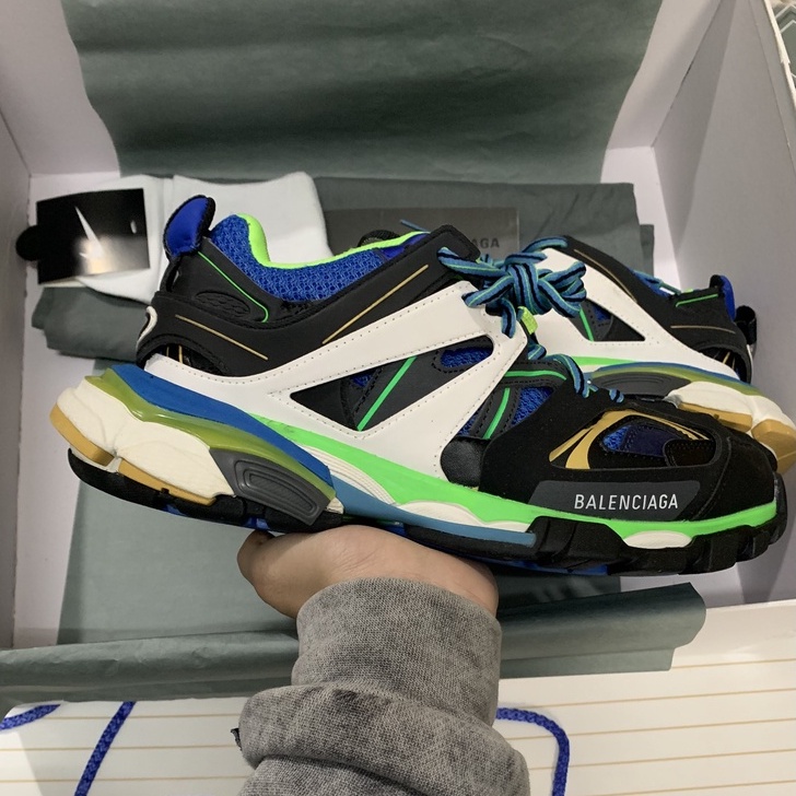 Giày Thể Thao Nam Nữ Sneaker Track 3.0 Xanh Đen
