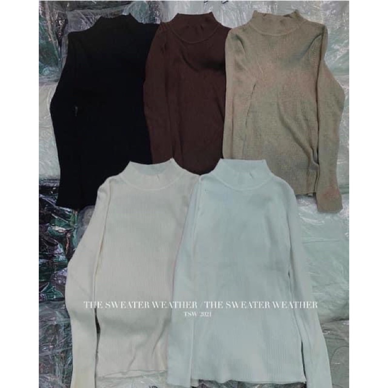 áo len tăm cổ 3 phân
