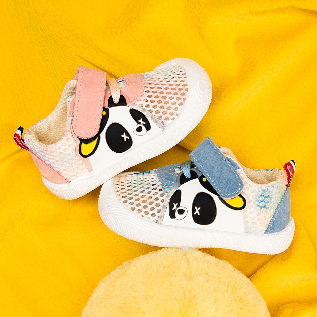 Sandal Cheerful Mario 2022 mớI có khóa dán cho bé chống trơn thoáng khí đế mềm