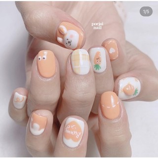 móng úp thỏ cà rốt