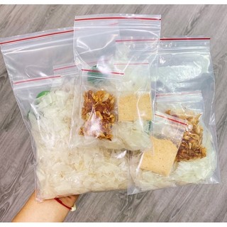 Bánh tráng dẻo sợi / phơi sương full topping
