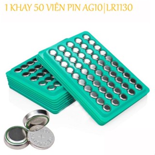 Vỉ 50 viên pin dùng cho nến điện tử mini