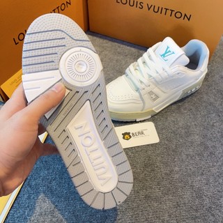 [Bear sneaker] Giày thể thao LV 54 Trainer trắng hàng Like A.U.T.H [bản đẹp nhất tt]