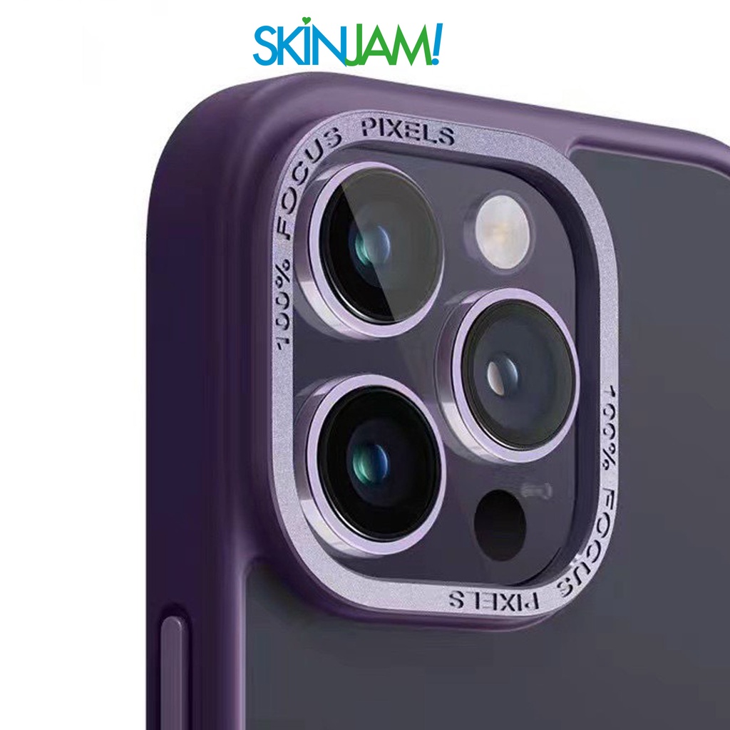 Ốp Likgus iP 14 Lưng Nhám Mờ Cam Viền Kim Loại iP 14Promax/ 14Plus/ 14Pro/ 14 Chính Hãng Likgus