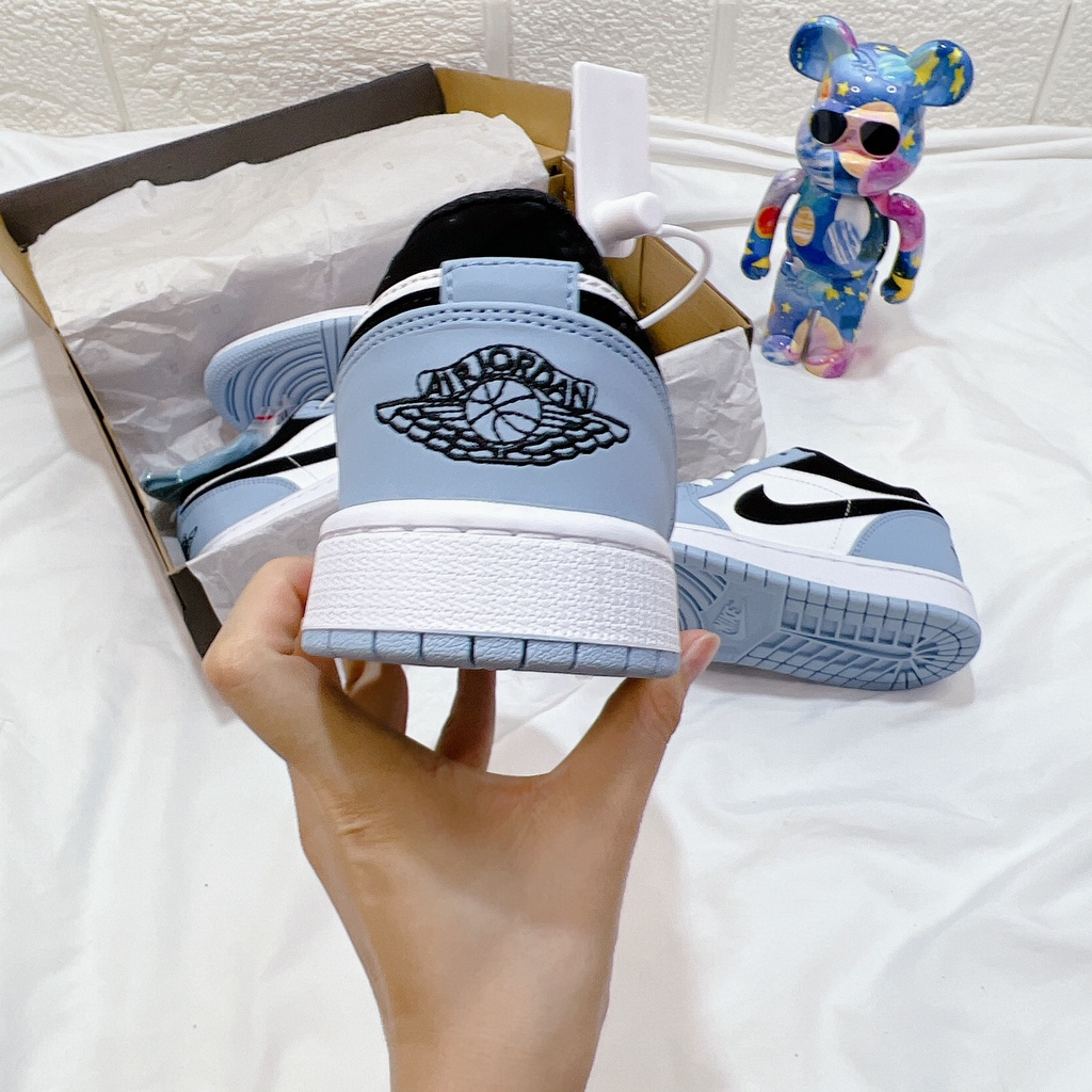 Giày Thể Thao Nam Nữ Ngô Thắng JD Thấp Navy Trắng Xanh