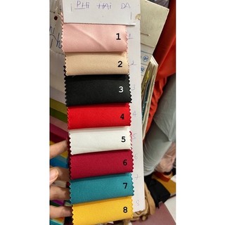 Vải phi 2 da, phi 2da, phi áo cưới, phi cao cấp