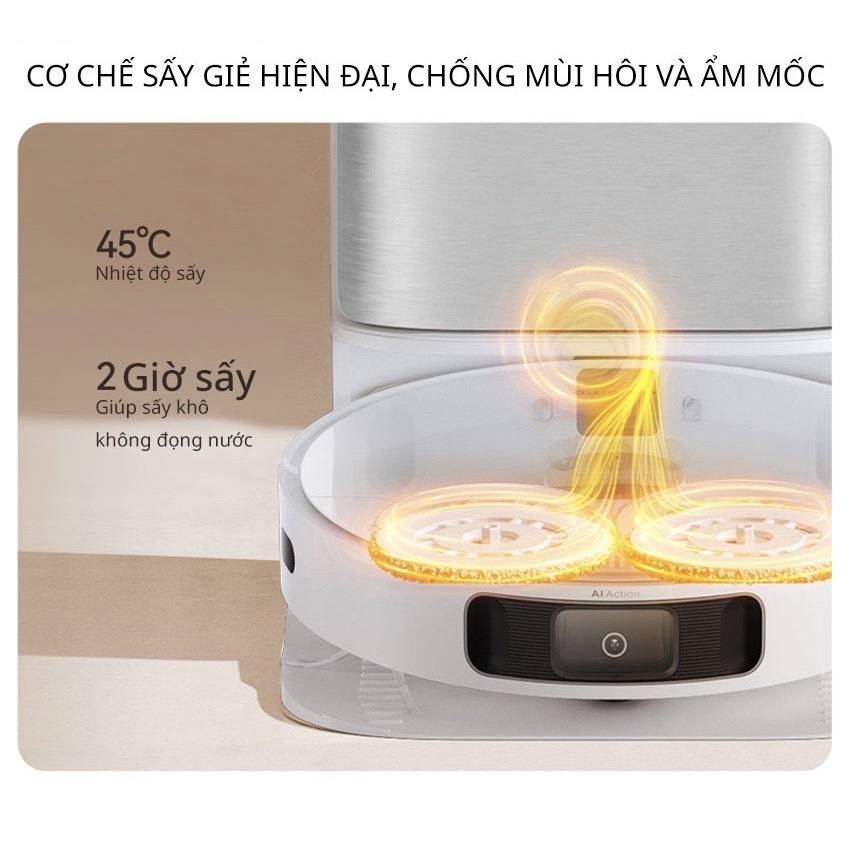 Robot hút bụi Dreame L10S Ultra/S10 tự đổ rác tự giặt khăn bảo hành 24 tháng | BigBuy360 - bigbuy360.vn