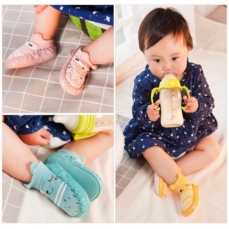 Vớ Chống Trượt Mềm Mại Cho Em Bé Sơ Sinh