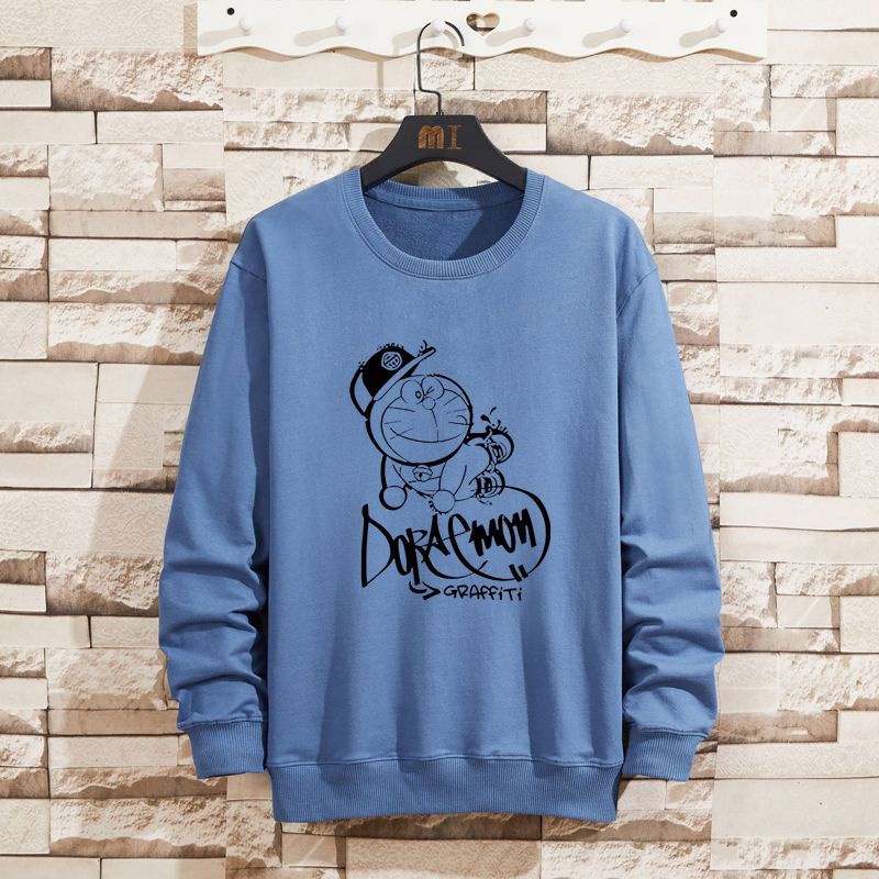 Áo Thun Tay Dài In Hình Doraemon Thời Trang Dành Cho Nam