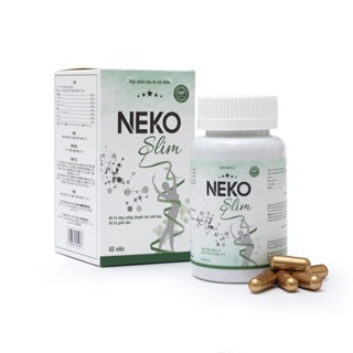 Viên uống Neko Slim COMBO 2 HỘP  Hỗ Trợ Giảm Cân Hiệu Quả Cho Dáng Đẹp Eo Thon Hộp 60v
