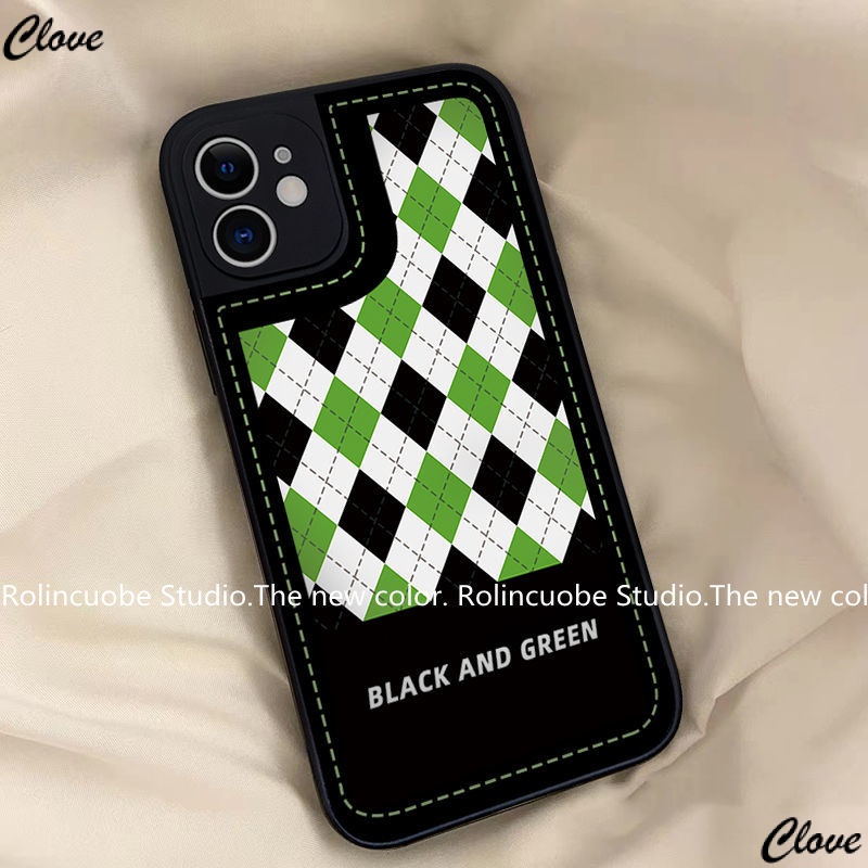 Ốp Điện Thoại Mềm Chống Sốc Toàn Diện Vân Kim Cương Cho iPhone 12 11 xs 14Plus 67 xr 13Promax 8piPhone14