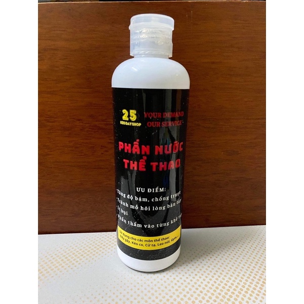 PHẤN NƯỚC THỂ THAO chống trượt: tập gym, kéo co, đẩy gậy (250ml)