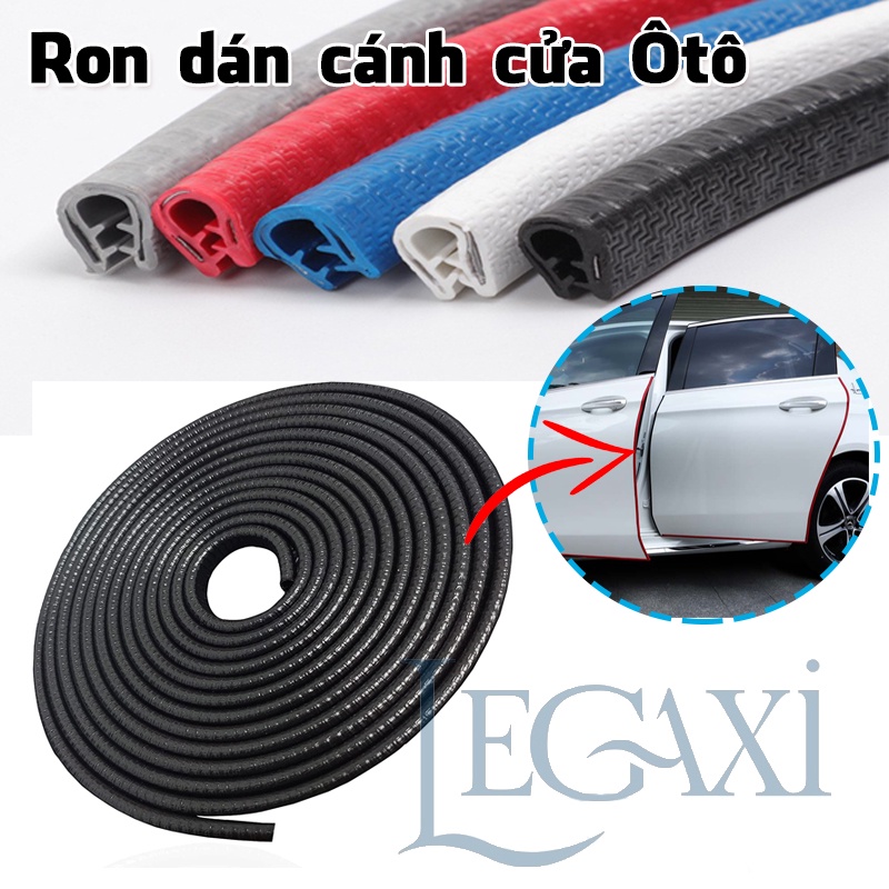 Ron Viền Bảo Vệ Cánh Cửa Xe Hơi Nẹp U Gioăng Oto Ôtô Chống Va Đập Ồn Cách Âm Đàn Hồi Lõi Thép Cao Su Legaxi