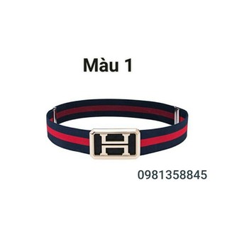 Thắt lưng chữ H nam nữ chất liệu chun co giãn