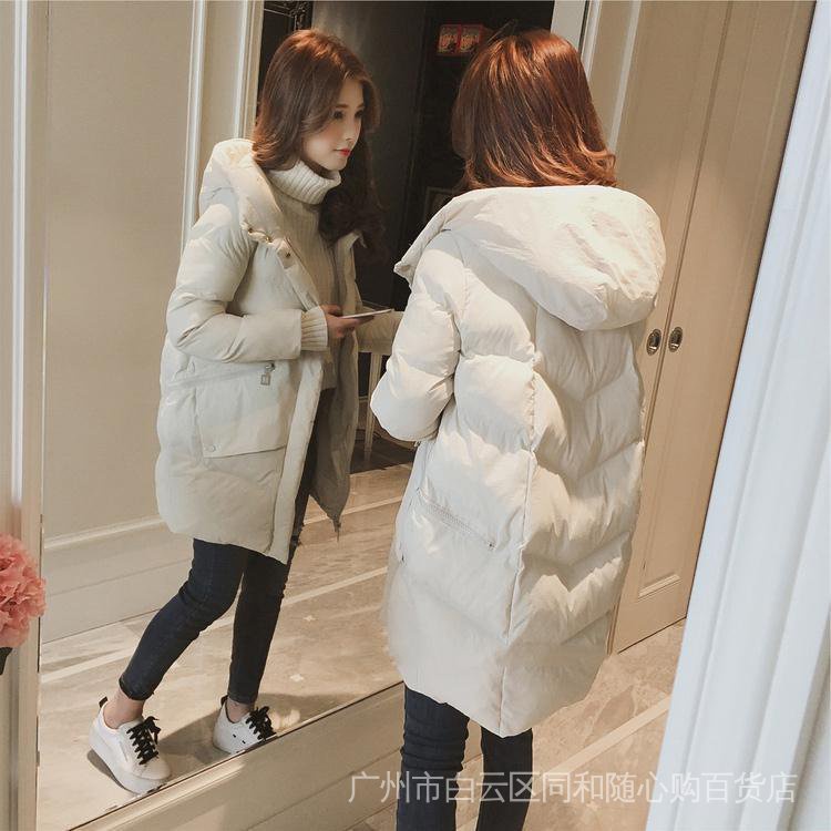 Áo Khoác Đệm Cotton Dày Dặn Chống Lạnh Phong Cách Hàn Quốc Thời Trang Mùa Đông Mới Cho Nữ