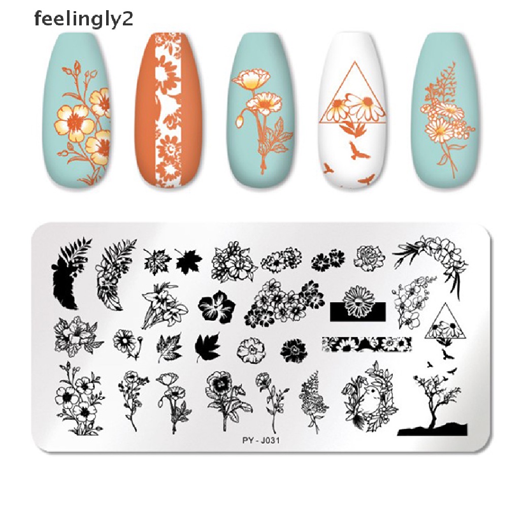 [Hàng Có Sẵn] Miếng Dán Móng Tay Nghệ Thuật Dạng Sóng Bằng Thép Không Gỉ (F)