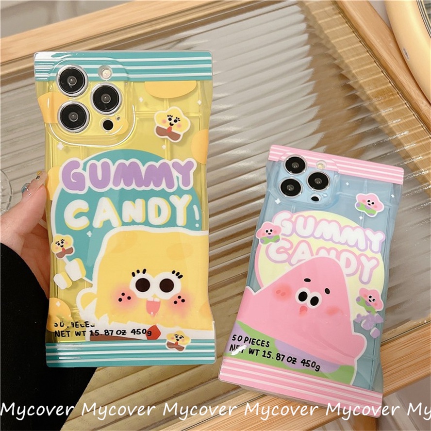 Ốp Điện Thoại Silicon Họa Tiết Hoạt Hình Màu Sắc Ngọt Ngào Cho iPhone 11 12 13 14 Pro Max X XR Xs Max 6 7 8 Plus SE 2020