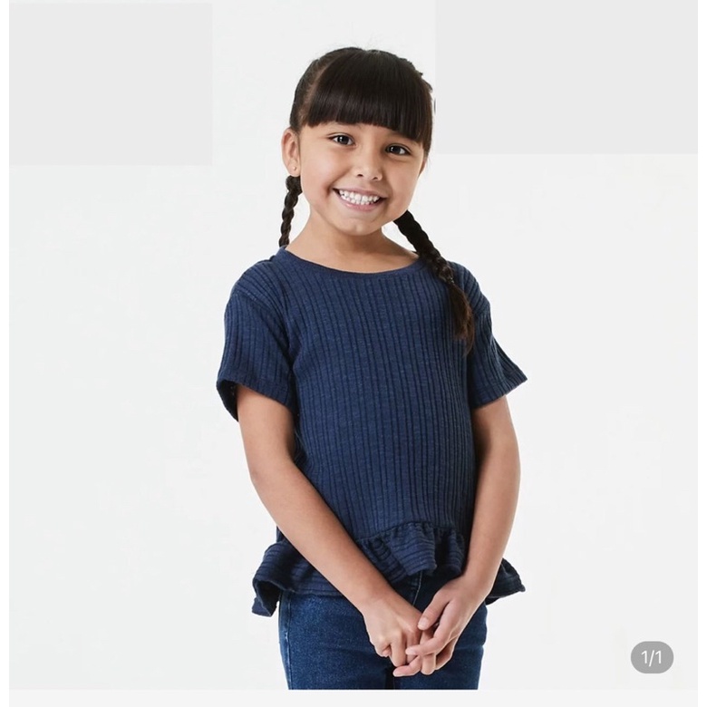 Áo thun bé gái AK 1-9 tuổi 🌈 Áo phông cộc tay xuất dư 1022