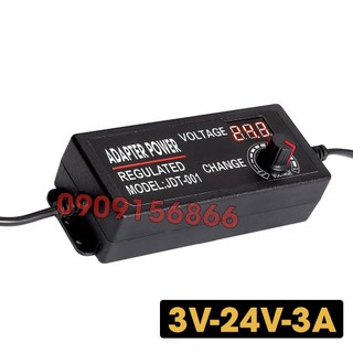 Nguồn đa năng điều chỉnh điện áp 3v - 24v - 3A