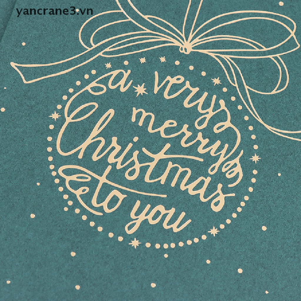 Bộ 4 Thiệp Giáng Sinh Handmade 3.vn Làm Quà Tặng Xinh Xắn