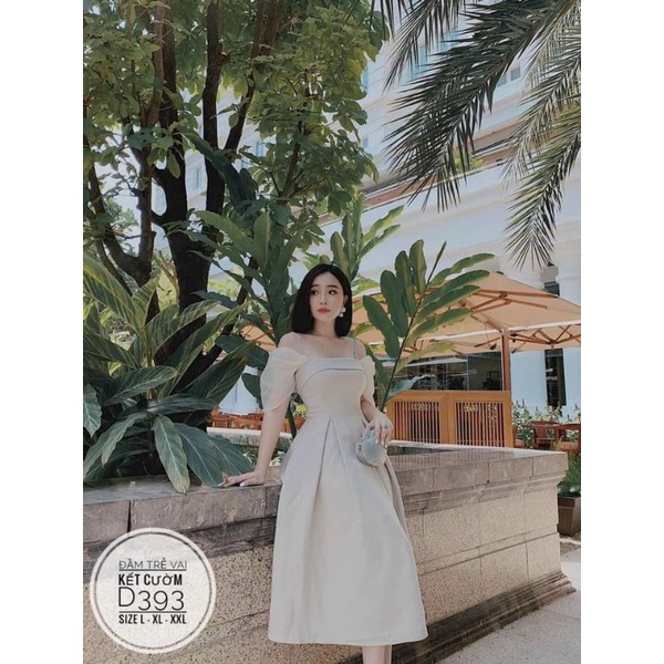 Bigsize - Đầm Trễ Vai 60-90kg