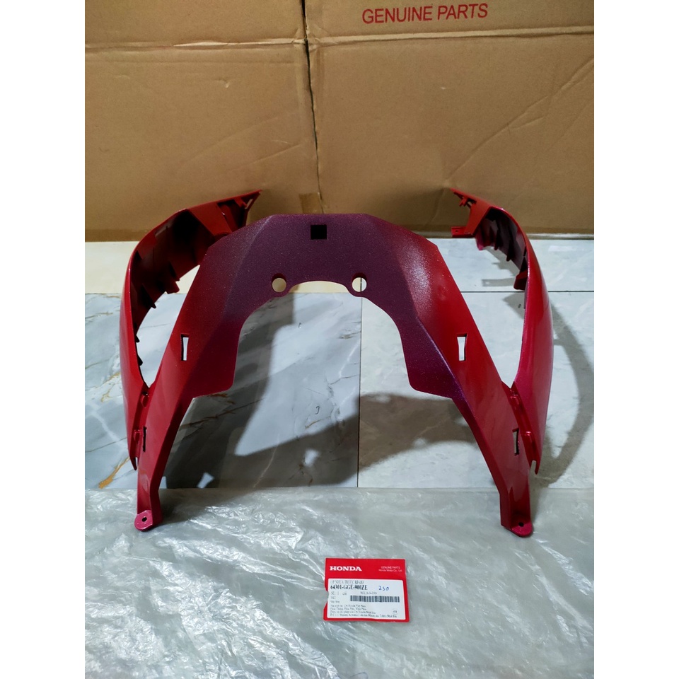 Bộ ốp nhựa trước - quây chữ M HONDA LEAD Cũ năm 2009-2011 màu Đỏ. *RP183P* 64301GGE900ZE