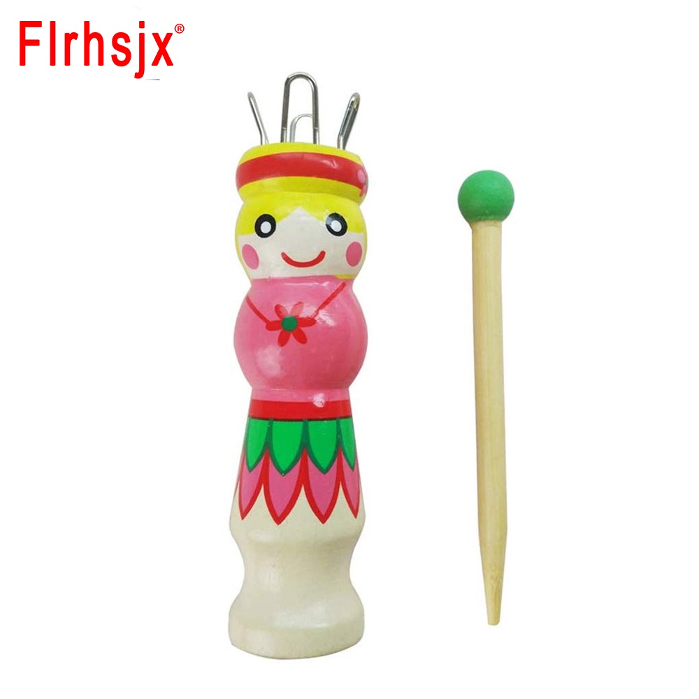 Bộ Dụng Cụ Đan Len Thủ Công Bằng Gỗ Chuyên Dụng