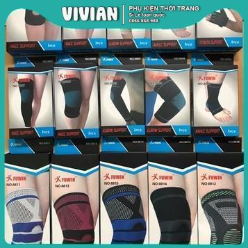Bảo vệ khớp gối chân, Khủy tay, Cổ chân, Bó Gối Thể Thao Silicon Cao Cấp, Hỗ Trợ Vận Động HÀNG CHÍNH HÃNG