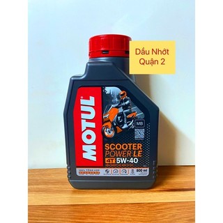 Nhớt motul power xe ga 5w40 - 800ml