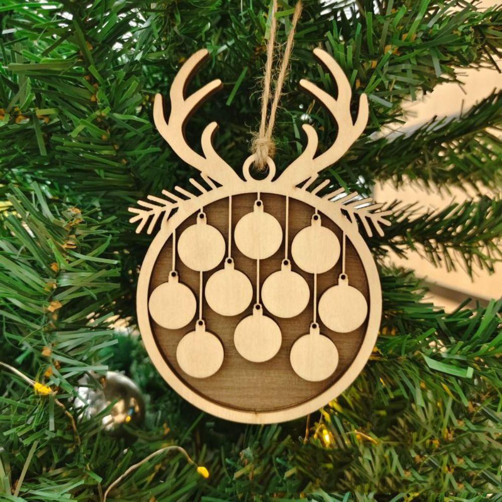 KUNHEV Phụ Kiện Trang Trí Cây Thông Giáng Sinh Hình Tuần Lộc Dễ Thương Xinh Xắn