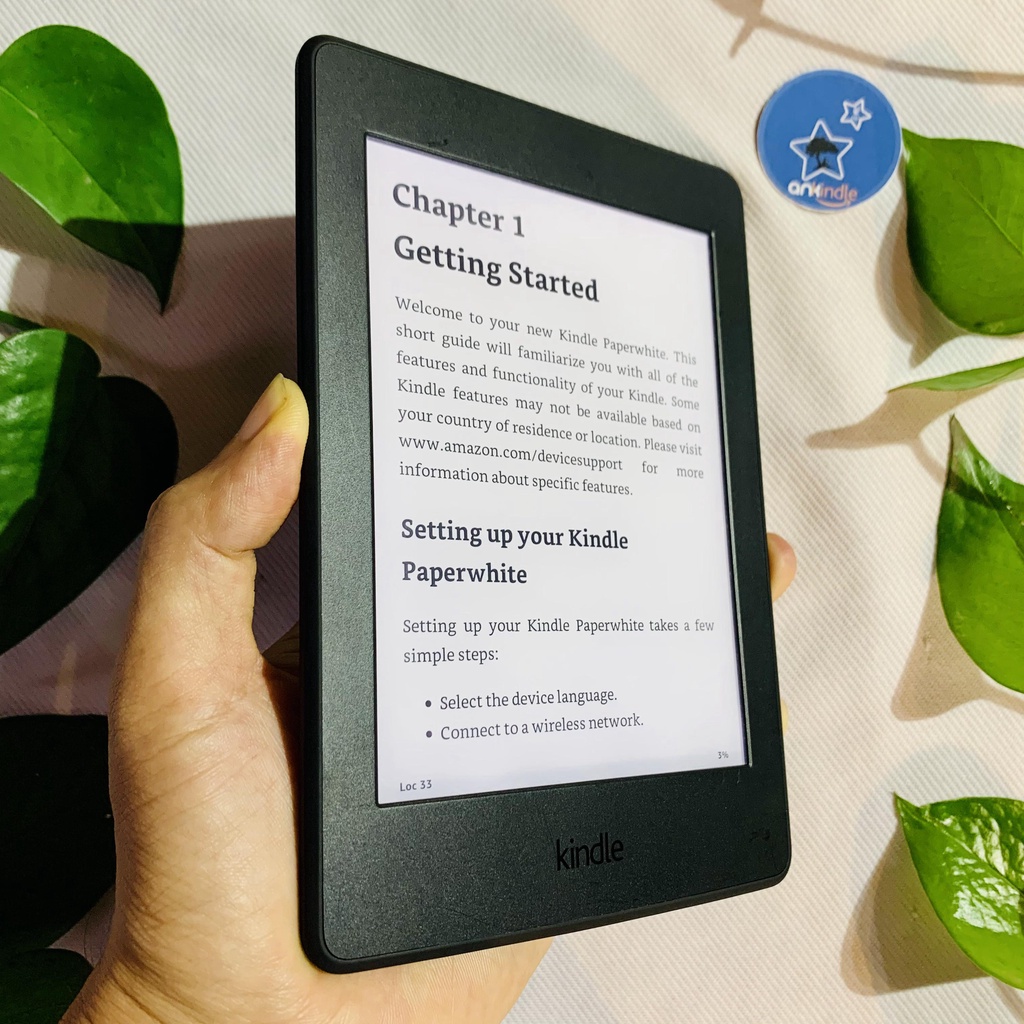 Máy đọc sách Kindle Paperwhite 3 (7th) có đèn nền chính hãng nhập khẩu Mỹ | BigBuy360 - bigbuy360.vn