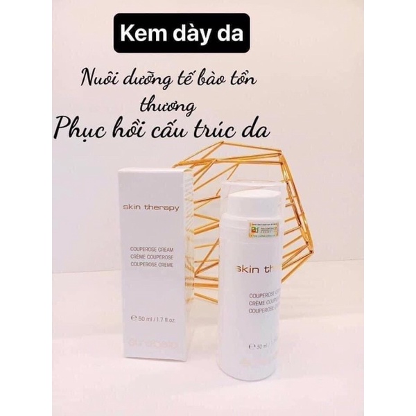 Kem phục hồi da,làm dịu da,giảm kích ứng da mỏng yếu đỏ rát Couperose Skin Therapy être belle