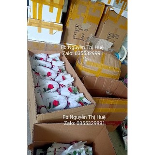 Bó 1 bông hoa sáp tặng kèm túi, thiệp. Áp dụng từ 3 bó