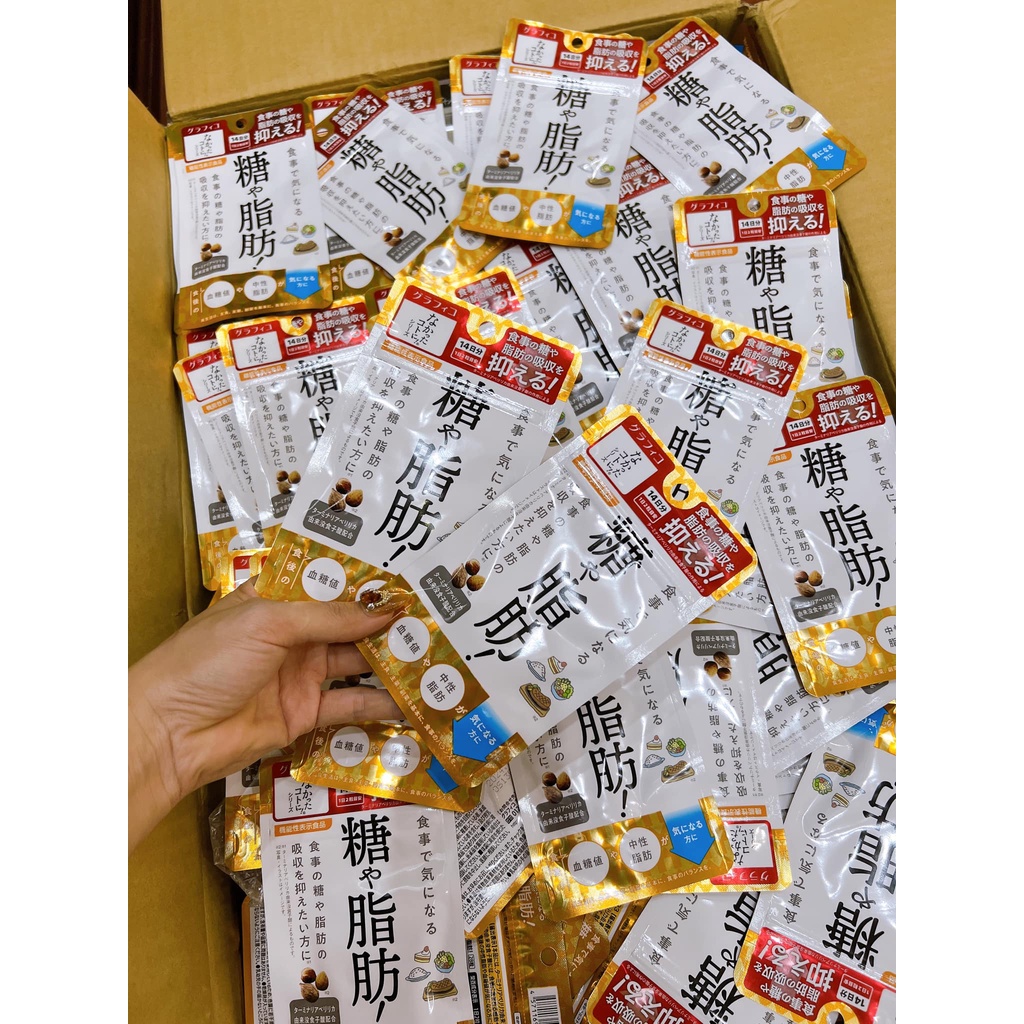 GRAPHICO - Enzyme Giảm Cân Cho Người Hay Ăn Đường & Chất Béo 28 Viên 14 Ngày