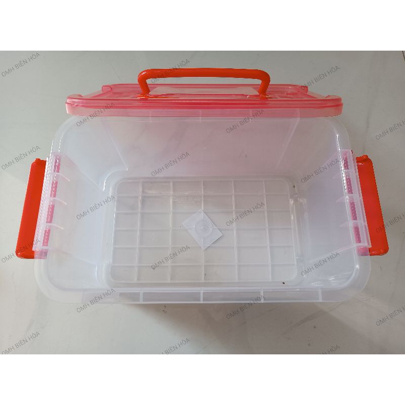 Hộp nhựa nuôi ốc mượn hồn size trung. OMH BIÊN HÒA
