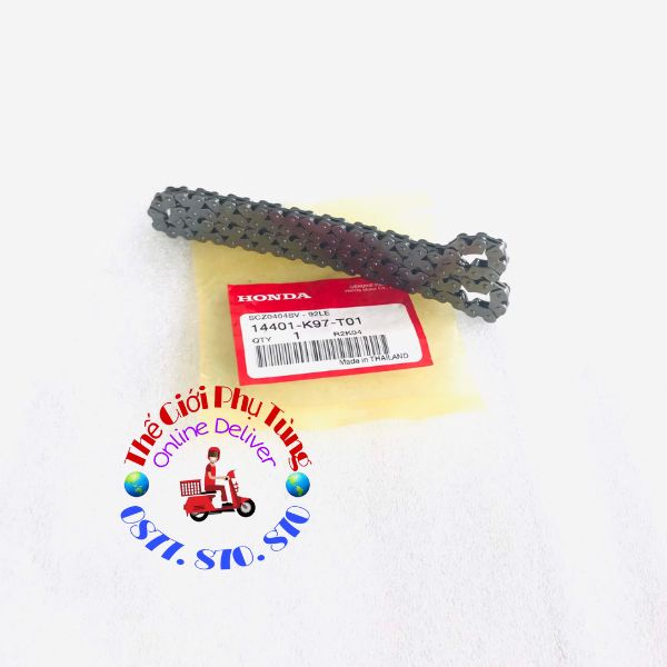 Sên  cam 92 mắt Vario, Click thái, Ab 125, PCX, SH Việt... Zin Honda Thái Lan - 14401-K97-T01