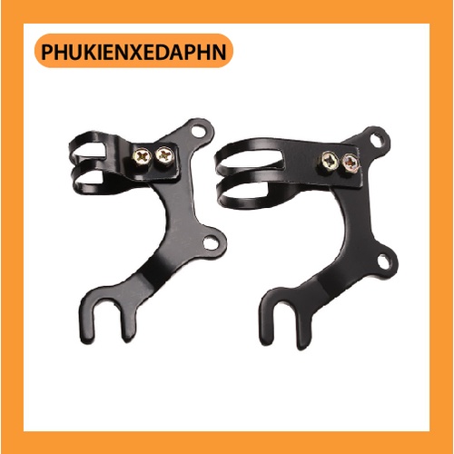 Tay chế lắp phanh đĩa cho xe đạp phanh cơ trước, sau